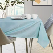 Obrusy i serwetki - AmeliaHome AmeliaHome - Obrus plamoodporny Błękitny GAIA 140x180 - miniaturka - grafika 1