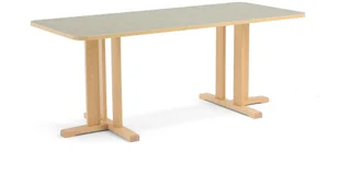 AJ Produkty Stół Kupol, 1800x800x720 mm, dźwiękochłonny, linoleum, szary - Stoły - miniaturka - grafika 2