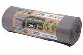 Worki na śmieci - 4IQgroup 4IQ Worki do recyclingu brązowe 120 L 20 szt - miniaturka - grafika 1