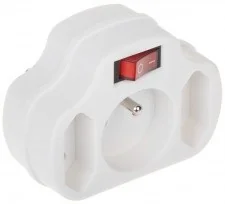 Maclean Gniazdko prądowe potrójne z wyłącznikiem Energy MCE142 MCE142 - Gniazdka elektryczne - miniaturka - grafika 3