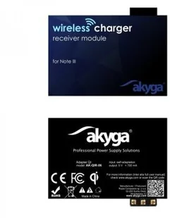 Akyga ADAPTER QI NOTE 3 3 PIN AK-QIR-06 - Ładowarki do telefonów - miniaturka - grafika 2
