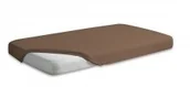 Prześcieradła - Matex Prześcieradło Jersey Premium z gumką czekoladowe 180x200 mx-180-pjp-018 - miniaturka - grafika 1