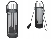 Akcesoria kominkowe - Przybory Kominkowe Zestaw Do Kominka 5w1 Akcesoria - miniaturka - grafika 1