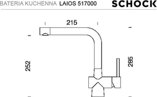 Schock LAIOS 517000 EDM stal szlachetna inox - Baterie kuchenne - miniaturka - grafika 2