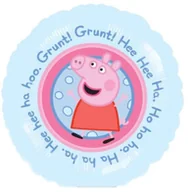 Urodziny dziecka - Amscan Balon foliowy "Świnka Peppa", 9" RND 2311309 - miniaturka - grafika 1