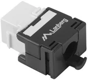 Kable komputerowe i do monitorów - LANBERG Moduł keystone beznarzędziowy RJ-45/LSA UTP Kat.5e 180° LANBERG - miniaturka - grafika 1