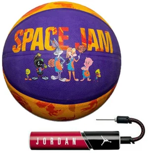 Spalding Piłka do koszykówki NBA Space Jam Tune Squad + pompka Jordan 84-595Z - Koszykówka - miniaturka - grafika 3
