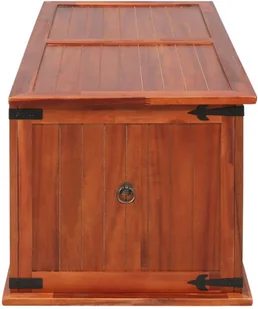 vidaXL Skrzynia, 79 x 34 x 32 cm, lite drewno akacjowe - Inne meble do salonu - miniaturka - grafika 6