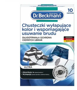 Dr. Beckmann Dr Beckmann Chusteczki wyłapujące kolor do ciemnego 10 szt NN-HDR-MC10-001 - Środki do prania - miniaturka - grafika 2