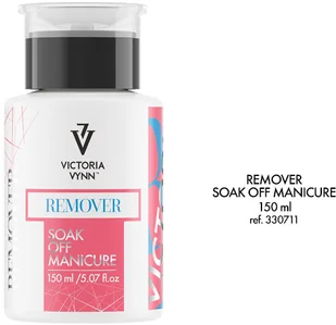 Victoria Vynn REMOVER Soak Off Manicure - do usuwania lakieru hybrydowego oraz do zmiękczania akrylu i akrylo-żelu 150 ml 330711 - Zmywacze i cleanery do paznokci Victoria Vynn REMOVER Soak Off Manicure - do usuwania lakieru hybrydowego oraz do zmiękczania akrylu i akrylo-żelu 150 ml 330711 - Zmywacze i cleanery do paznokci - miniaturka - grafika 1