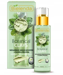 Bielenda BOTANICAL CLAYS Wegańskie serum booster z zieloną glinką 30ml - Kremy do twarzy - miniaturka - grafika 4
