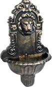 Fontanny ogrodowe - vidaXL Fontanna ścienna z głową lwa, brązowa - miniaturka - grafika 1