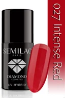 Lakiery hybrydowe - Semilac Lakier Hybrydowy Semilac 027 Intense Red - 7 Ml 4741 - miniaturka - grafika 1