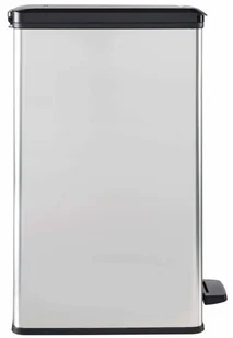 Curver Kosz na śmieci Deco, 40 L, z pedałem, srebrny, 02340-582-05 Keter - Kosze na śmieci - miniaturka - grafika 3