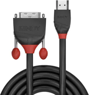 Lindy 36274 Kabel HDMI DVI-D Single Link Black Line 5m LY-36274 - Kable - miniaturka - grafika 2