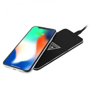 GUESS Guess Wireless Charging Base - Uniwersalna bezprzewodowa ładowarka indukcyjna, 5 W, 1 A (czarny) - Ładowarki do telefonów - miniaturka - grafika 2