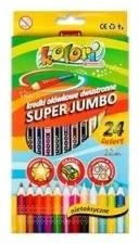Penmate Kredki Premium Kolori Jumbo 24 kolory - Artykuły biurowe - miniaturka - grafika 2