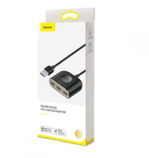 Baseus HUB USB Baseus Baseus Square round 4 w 1 USB HUB 1m CAHUB-AY01 - Huby USB - miniaturka - grafika 23