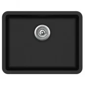 Zlewozmywaki - Aquasanita ARCA SQA102-601W (Czarny metalik) - miniaturka - grafika 1