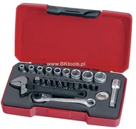 Zestawy narzędziowe - TENG TOOLS TENGTOOLS ZESTAW KLUCZY NASADOWYCH CHWYT 1/4""T1423 167330109 - miniaturka - grafika 1