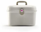 Torby i organizery dla mam - OKBABY OKBaby Beauty Care torba do przenoszenia przewijania dziecka i wanny, kość słoniowa - miniaturka - grafika 1
