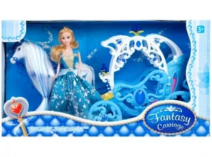 Mega Creative Kareta i lalka z akcesoriami - Lalki dla dziewczynek - miniaturka - grafika 2