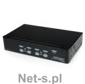 Przełączniki KVM - StarTech com 4 PORT VGA USB KVM SWITCH com 4 Port VGA USB KVM Switch mit Hub 4-fach Professioneller VGA KVM Umschalter (SV431USB) - miniaturka - grafika 1