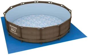 Bestway Mata pod basen Flowclear, 396 x 396 cm vidaXL - Akcesoria do basenów - miniaturka - grafika 4
