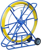 Pozostałe akcesoria sieciowe - Telcoline Pilot do wciągania kabli włókno szklane FRP 9mm 100m żółty - miniaturka - grafika 1