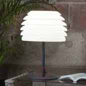 Lampy ogrodowe - Best Season Lampa tarasowa Gardenlight klosz falisty, 60 cm - miniaturka - grafika 1