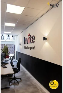 Spotline SLV OCULUS UP/DOWN WL wewnętrzna oprawa ścienna LED czarna 2000-3000 K 1004670 - Lampy ścienne - miniaturka - grafika 6