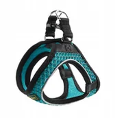 Szelki dla psów - Hunter Szelki dla psa Hilo Comfort M turkus - miniaturka - grafika 1