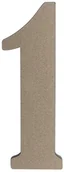 Numery na dom - Cyfra /1/ 5CM PLATYNA PVC - miniaturka - grafika 1
