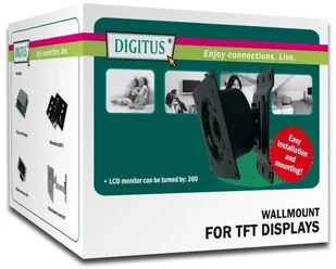 Digitus Uchwyt cienny pojedynczy 1xLCD 27-cali obiciążenie 15 kg AJASSL000000030 - Uchwyty do monitorów - miniaturka - grafika 7