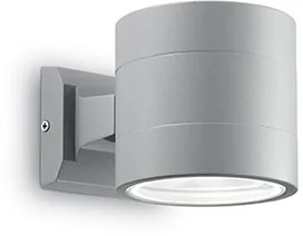 Ideal Lux Kinkiet SNIF ROUND AP1 GRIGIO 061474 - Lampy ogrodowe - miniaturka - grafika 2