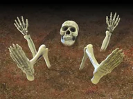 Halloween - AMSCAN Zestaw dekoracji Szkielet w ogródku na Halloween 199478 - miniaturka - grafika 1