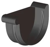 Rynny i akcesoria - Gamrat Denko rynny lewe fi125 grafit 106986 - miniaturka - grafika 1