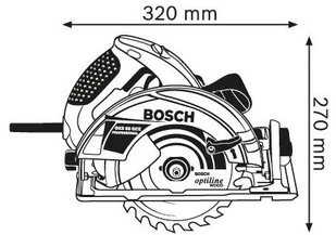 Bosch Professional GKS 65 GCE 0601668901 - Piły elektryczne - miniaturka - grafika 3