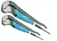 Kombinerki i obcęgi - Jobi Cęgi Do Rur Klucz Nastawny Szczypce Zestaw - miniaturka - grafika 1