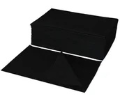 Ręczniki papierowe - Eko Higiena Eko Higiena jednorazowe ręczniki z włókniny perforowanej czarny 70x50 - 50szt BA/08/050PERF/CZ - miniaturka - grafika 1