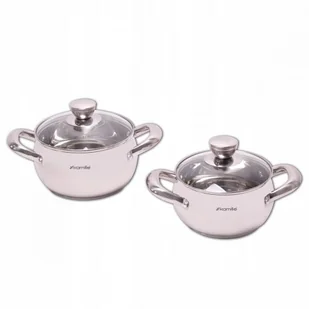 Kamille Zestaw komplet garnków ze stali nierdzewnej 4el. 4914 - Zestawy garnków i patelni - miniaturka - grafika 2