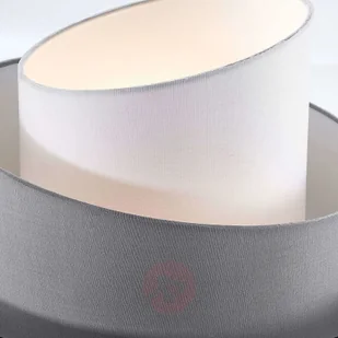 Lindby Coria lampa wisząca, czarna i szara - Lampy sufitowe - miniaturka - grafika 5