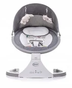 Leżaczki i huśtawki - 4Baby Huśtawka Rock n Relax Grey SAT3631 - miniaturka - grafika 1