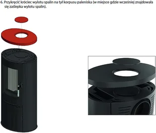 Ekoprojekt 300 Piec wolnostojący koza 10kW AB z panelami kaflowymi biały spełnia anty-smogowy 30065535 - Piece wolnostojące - miniaturka - grafika 14