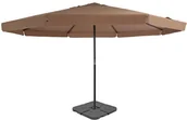 Parasole ogrodowe - vidaXL Parasol ogrodowy z przenośną podstawą, taupe vidaXL - miniaturka - grafika 1