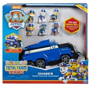 Spin Master PAW PATROL/PSI PATROL Zestaw Chasea + 6 figurek 6052956 - Samochody i pojazdy dla dzieci - miniaturka - grafika 2