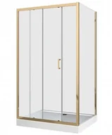 Kabiny prysznicowe - Kabina prysznicowa z brodzikiem 80x100 Doris Gold KP-DORISGOLD - miniaturka - grafika 1