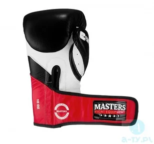MASTERS FIGHT EQUIPMENT Rękawice bokserskie RBT-MFE-PL czarne a-ty 011201-10 - Rękawice bokserskie - miniaturka - grafika 2