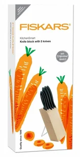 Fiskars AVANTI zestaw noży w bloku (5 elementów) 837091 - Noże kuchenne - miniaturka - grafika 10