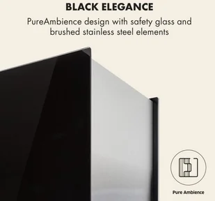 Klarstein Kronleuchter XL 90 Czarny (CGCH2-KronleuchterXL) - Okapy kuchenne - miniaturka - grafika 9